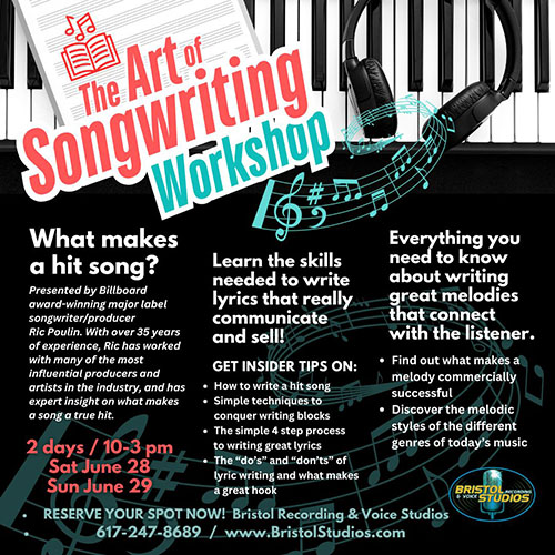 Songwriting Workshop at Bristol Studios